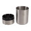 Car Ashtray L Stainless Steel Windproof Lid Silver 16