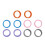 Silicone Luggage Wheel Cover - Colorful, 53g 1