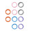 Silicone Luggage Wheel Cover - Colorful, 53g 2