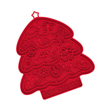 Nonslip Pet Slow Feeders Mats for Hard Surfaces Preventing-Red