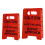 2Pcs Child Safe Hair Clip with-Red small size Large 1