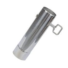 Stainless Steel Chimney Straight Pipe Adjustable Tent Wood Stove