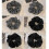 Dot Scrunchie Scrunchie as Hair Tie and Wristband-Gray dot 5