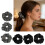 Dot Scrunchie Scrunchie as Hair Tie and Wristband-Gray dot 6