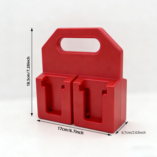 Battery Holder Organizers for 18V Tool Batteries Featuring 2