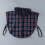Checkered Pattern Detachable Collar Soft Polyester Fabric-B 5