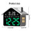 Led Digital Alarm Clock for Bedroom Desk Clock-Black blue light 3