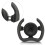 Racing 280mm D Shaped Steering Wheel Black 9