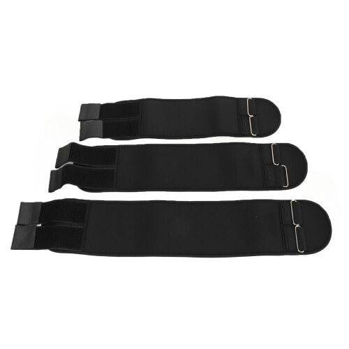 3PCS Legs Posture Belt, OX Leg Type, Black
