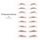Microblading-Übungshaut aus Silikon 26x14.5x0.2cm 6