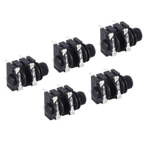 Stereo Socket 6.35mm 4P 6.5mm Input Jack for Microphone Guitar Easy Connection