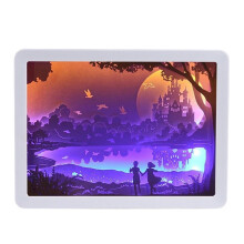 Paper Cut Light Box Anime Lamp 3D Shadow Box Frames Pictures Customize 3D Led Strip Lights Room Decor