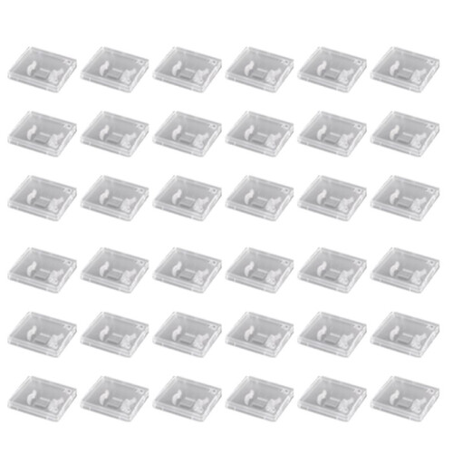 50pcs USB Flash Drive Boxes Protector Transparent Clear Storage Case Dustproof USB Stick Packaging for Memory Drives