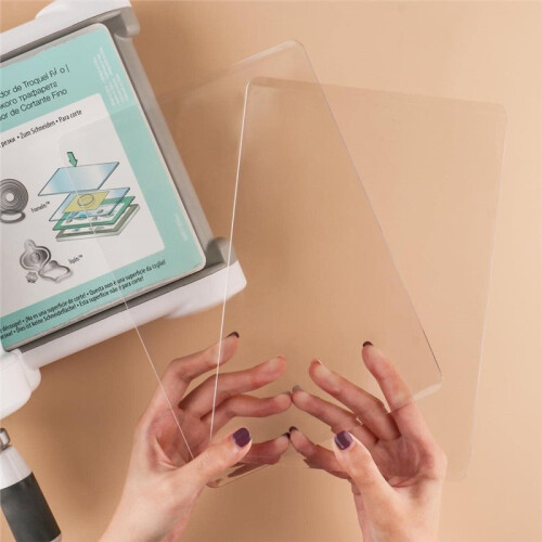 2 Plaques de Découpe Standard pour Machine de Découpe, en Polycarbonate Transparent