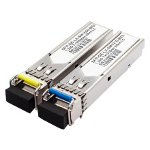 1 Pair 1.25G SFP Transceiver Single-Mode Single-Fiber SFP Module with LC Connector 20  for  H3C and Ruijie