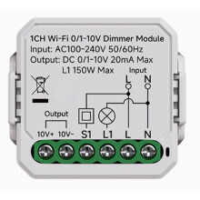 0/1-10V Tuya WiFi LED Dimmer Controller Push Dimmer Life APP Control 100-240V A