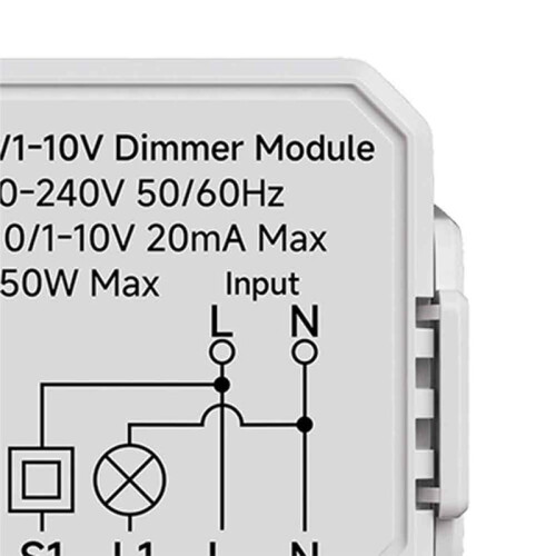 0/1-10V Tuya  WiFi LED Dimmer Controller Push Dimmer  Life APP Control 100-240V A 1
