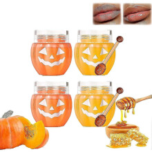 (2pcs) Lip Mask with Stick, Day & Night Repair Deep Moisture Lip Balm Fade Lip Lines, Natural Pumpkin Honey Lip Enhancer Care Sleeping Lip Mask