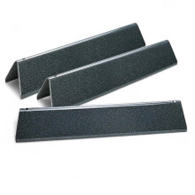 Flavorizer Bars 15.3 Inch Enameled Steel Grill Heat Plates, 3 Pack Exact Fit Replacement for Weber Spirit II 200 Series E210 S210