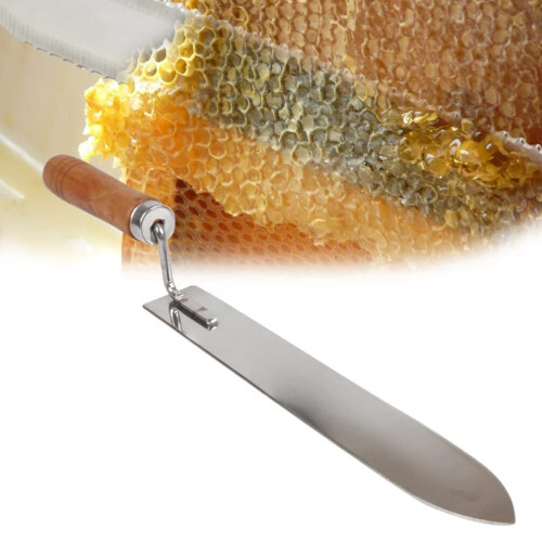 Bee Hive Scraper Beekeeping Spatula with Ergonomic Grip Handle for Efficient Honey Extraction 2