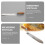 Bee Hive Scraper Beekeeping Spatula with Ergonomic Grip Handle for Efficient Honey Extraction 4