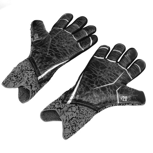Strong Grip Goalkeeper Gloves Size 8 Black Unisex