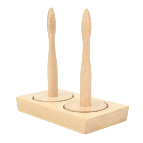 Double Yarn Ball Holder Beech Wood, 606g 1