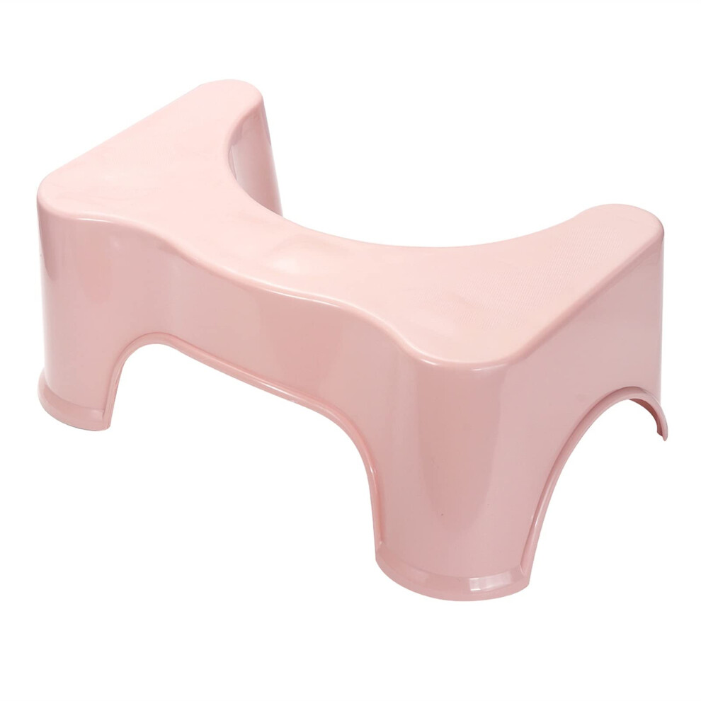 Green/Pink Ergonomic Toilet Stool For Better Posture, Antislip With Universal Fit, And