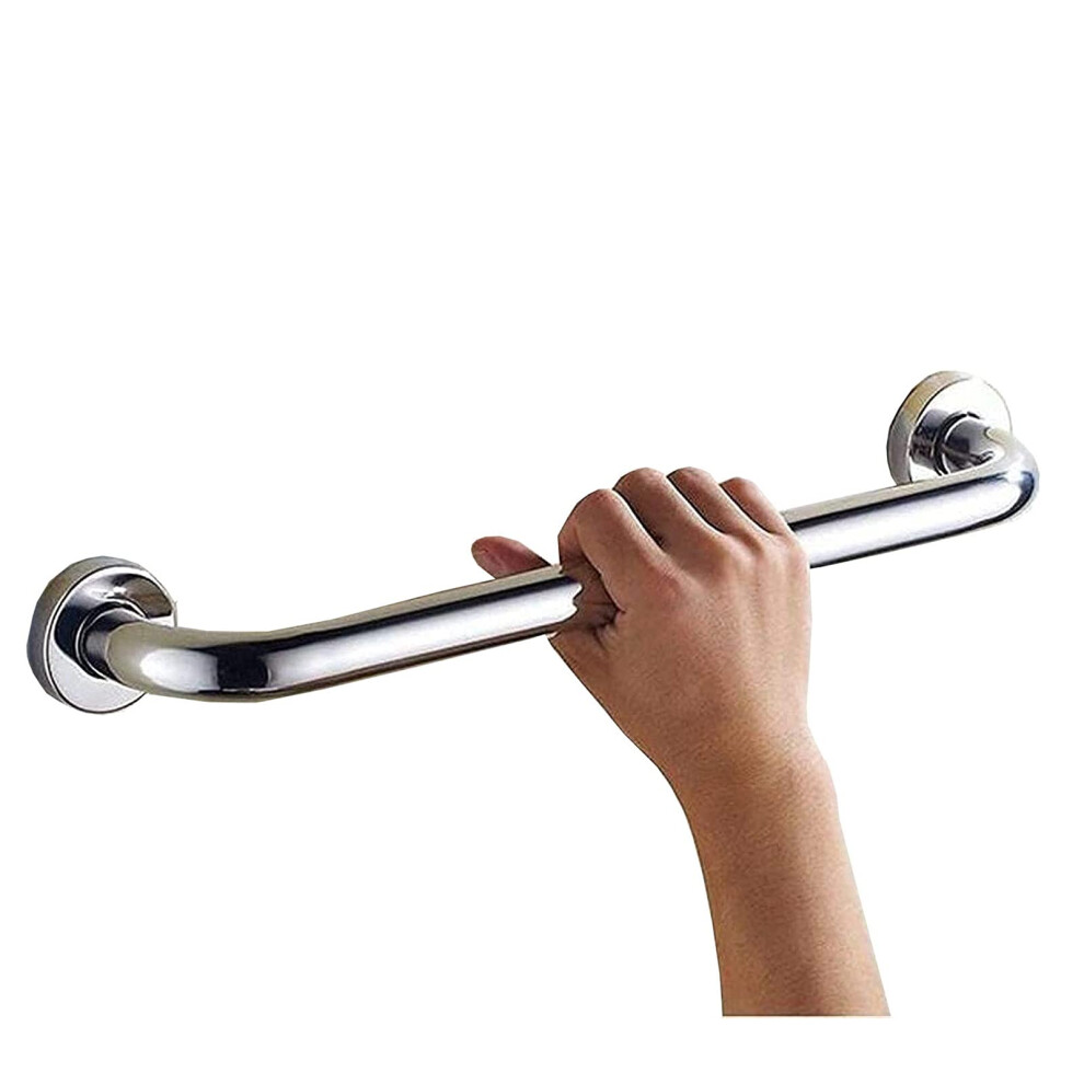 Bathroom Grab Bars with Ergonomic NonâSlip Grip, RustâResistant Stainless Steel Shower Safety Handles, Polished Chrome Wall Mounted Support
