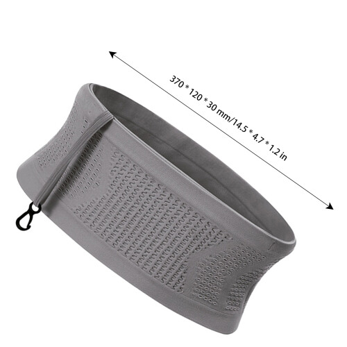 Slim Running Belt 370x120x30mm, 100g, Black 1