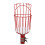 Fruit Picker Basket Red, 25x2x15cm 350g, 3cm Pipe 10