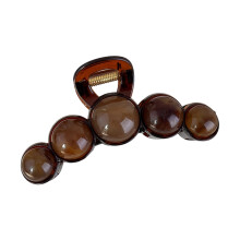 Large Beads Decorated Hair Claw Clip for Thick Hairs-N1