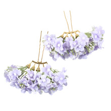 Aesthetic Flower Design Hairpin Comfortable Wear Formal-Purple