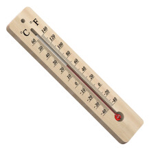 Wandmonteerbare temperatuurmeter met duidelijke schaal-klein