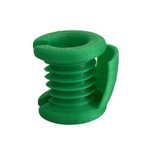 Moisture Resistant Plastic Finger Guards for Crochet Yarn-Green