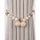Wooden Beaded Magnetic Curtain Tiebacks Drape Tie Backs-Yellow 6
