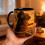 Couple Dachshund Love Ceramic Mug Romantics Pose Sausage-Type A 3