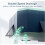 Rectangular Above Ground Pool 1.85m, Easy Setup Collapsible Design for Backyard Outdoor Use 4