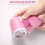 Thin ABS Electric Particle Cutter Easy Carry for Soaking-Pink 7
