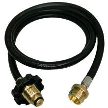 5FT Propane Tank Adapter Hose 1lb to 20lb Conversion Kit for Camping Stove Grill and Heater