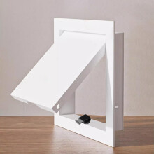 Flush Mounted Access Panel 600x600 mm with Spring Lock No Key, Wall Inspection Hatch for Plumbing and Wires