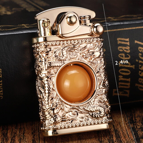 Pure Copper Torch Lighter Windproof Vintage Kerosene Lighter with Quick Ignition and LongLasting Wick 1