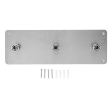 Stainless Steel Wall Mounted Pressure Washer Holder Organizer Rack for Foam Cannon and 1/4 Inch Quick Connect
