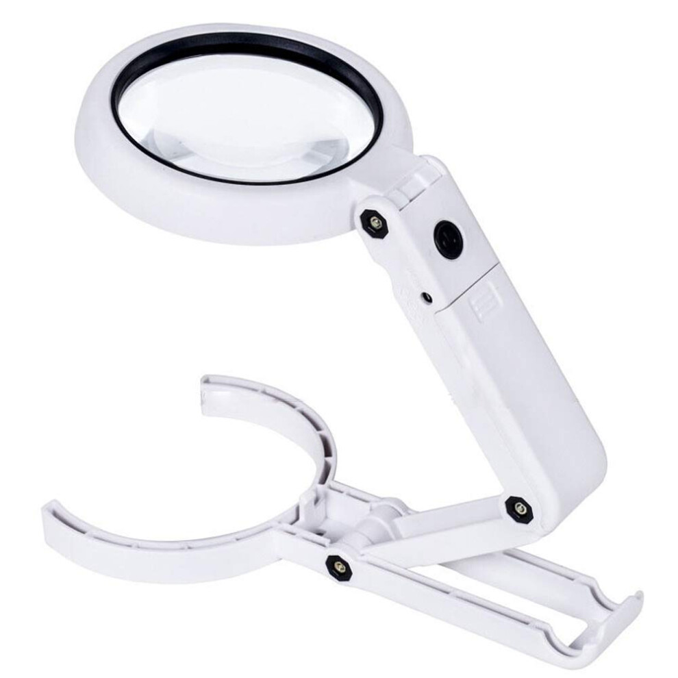 Light Magnifying Glass With 5X 11X Dual Magnification Usb Powered Led Magnifier For Reading And Hobbies
