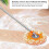 Spin Mop and Bucket Set with 2 Meter Extendable Handle, Replaceable Microfiber Heads, Easy Floor Cleaning 5