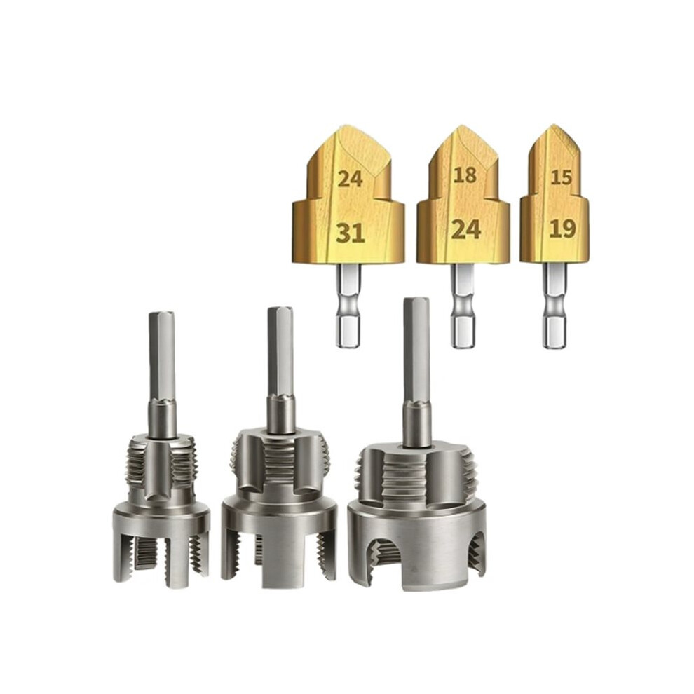 Ppr Pipe Threading And Reaming Tool Kit - Professional Threader For Plumbing, Electric Drill Style Threading Tool 6033538471503