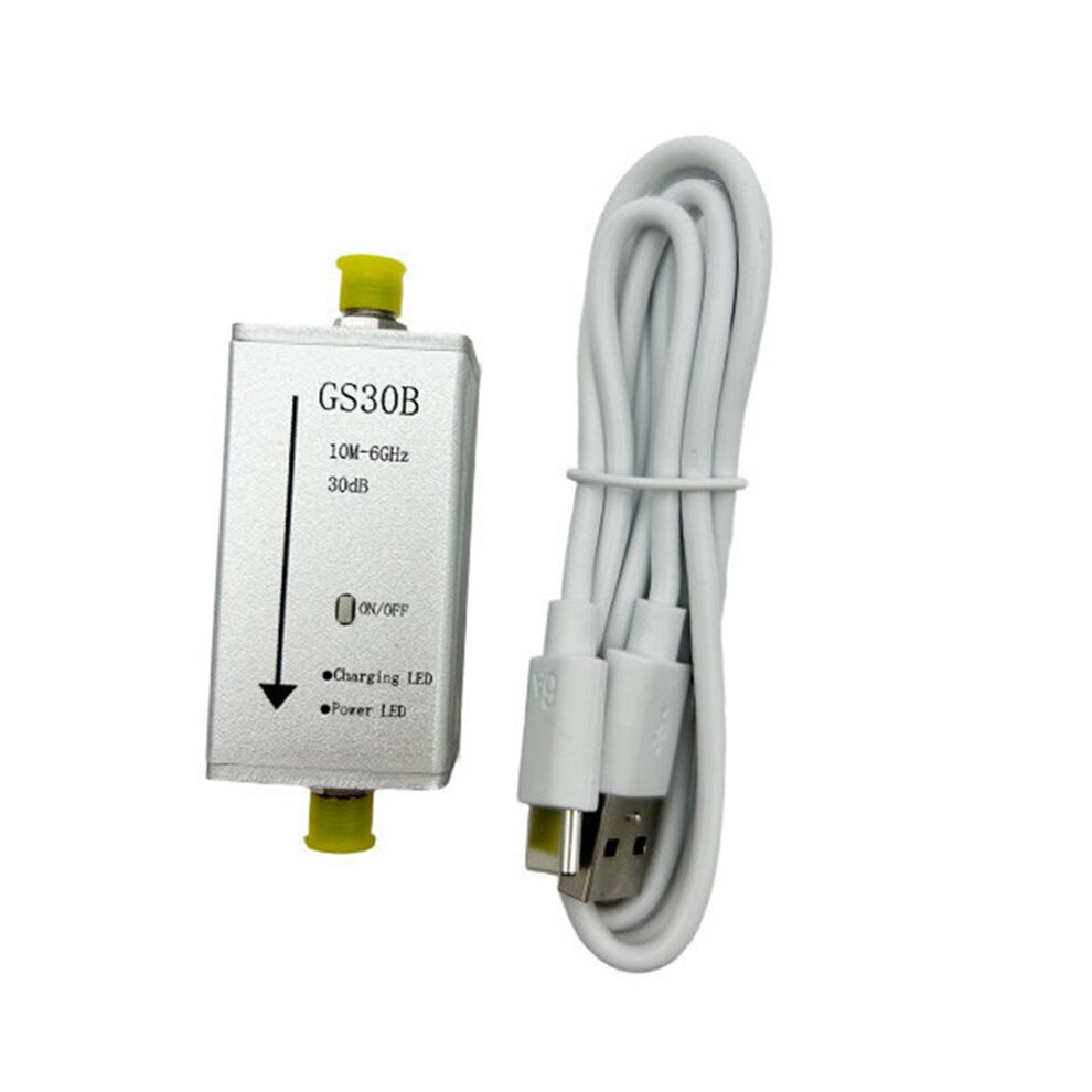 Wideband Rf Power Amplifier Module 10Khz To 6Ghz 30Db Gain Broadband Signal Amplifier Board Gs30b [10M-6Ghz 30Db] 6033079487001