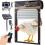 Solar Powered Automatic Chicken Coop Door with Timer, Light Sensor and Remote Control Aluminum Design 1