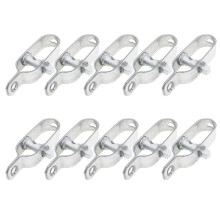 10pcs Wire Tensioner Tool 100mm Heavy Duty Metal Cable Tightener for String Lights Shade Sails Electric Fence