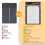 Solar Powered Automatic Chicken Coop Door with Timer, Light Sensor and Remote Control Aluminum Design 5